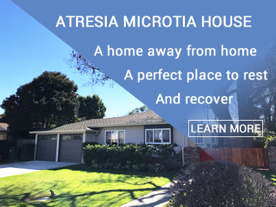 Recovery housing for Atresia and Microtia Repair in Palo Alto CA